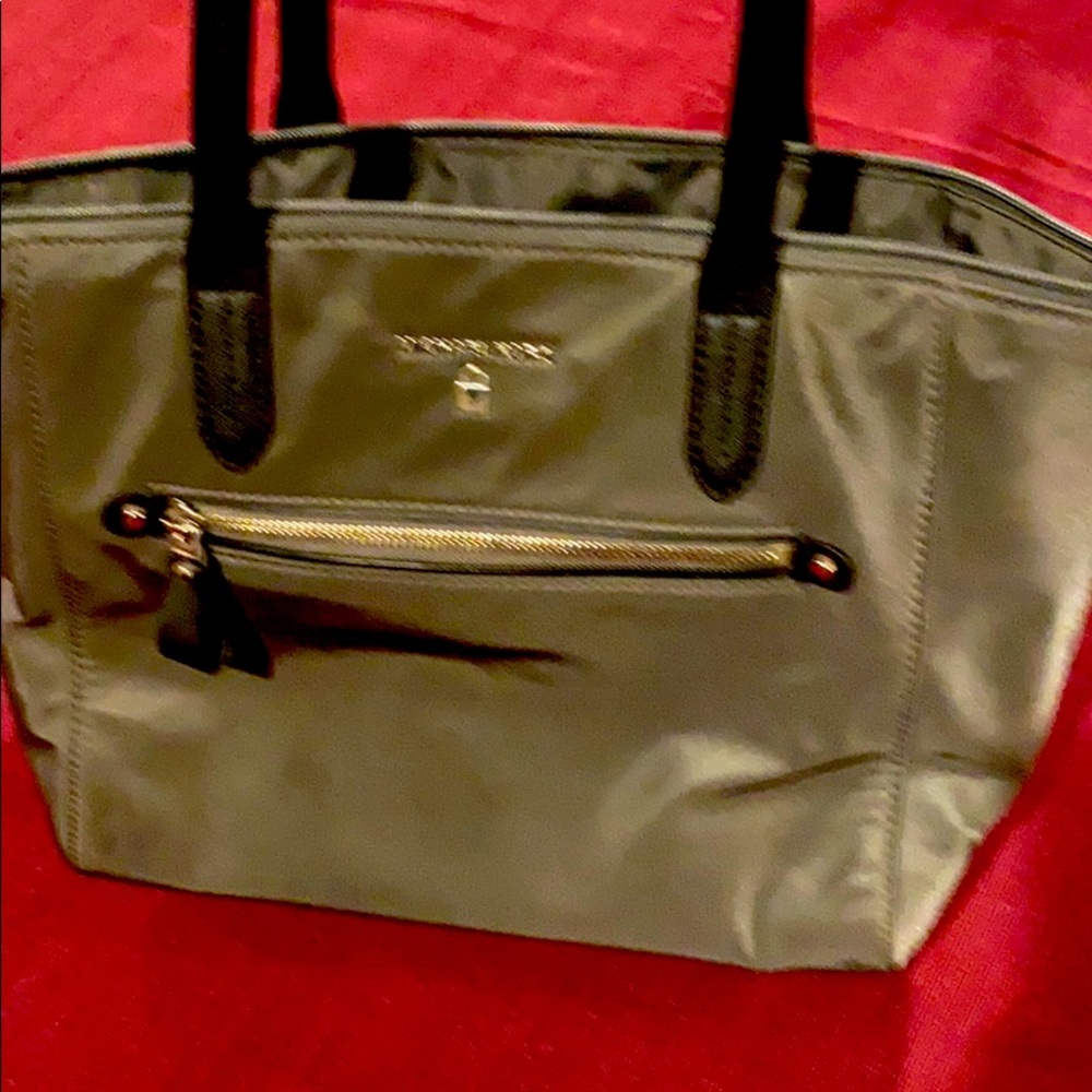 Michael Kors Grey Medium Nylon Tote Bag